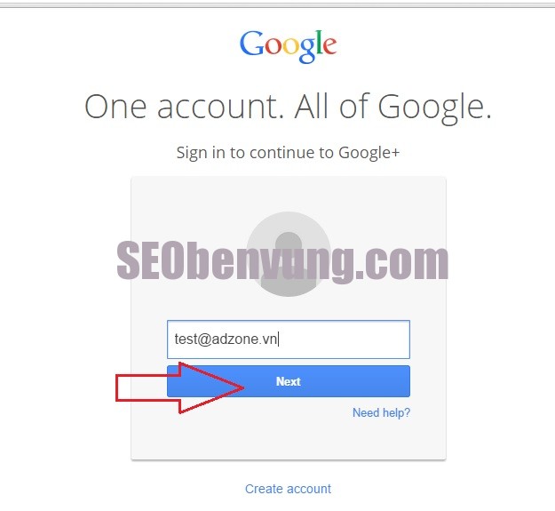 đặt back link google pluss