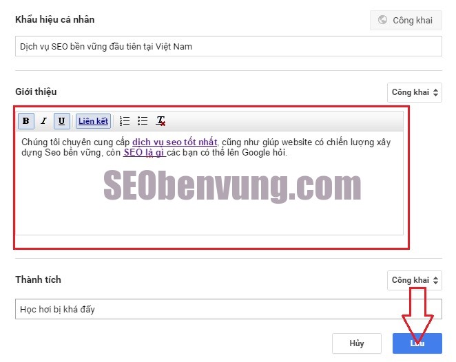back link chất lượng